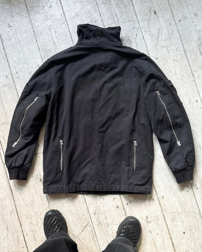 2002 Washed Black Cargo Moto / Astro Jacket (M~L)