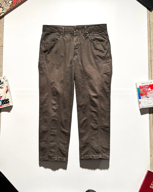2000s Panelled Khaki Trousers (32~34S)