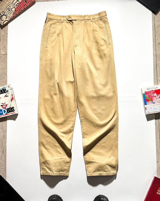 90s Beige Pleated Pants (34~36)