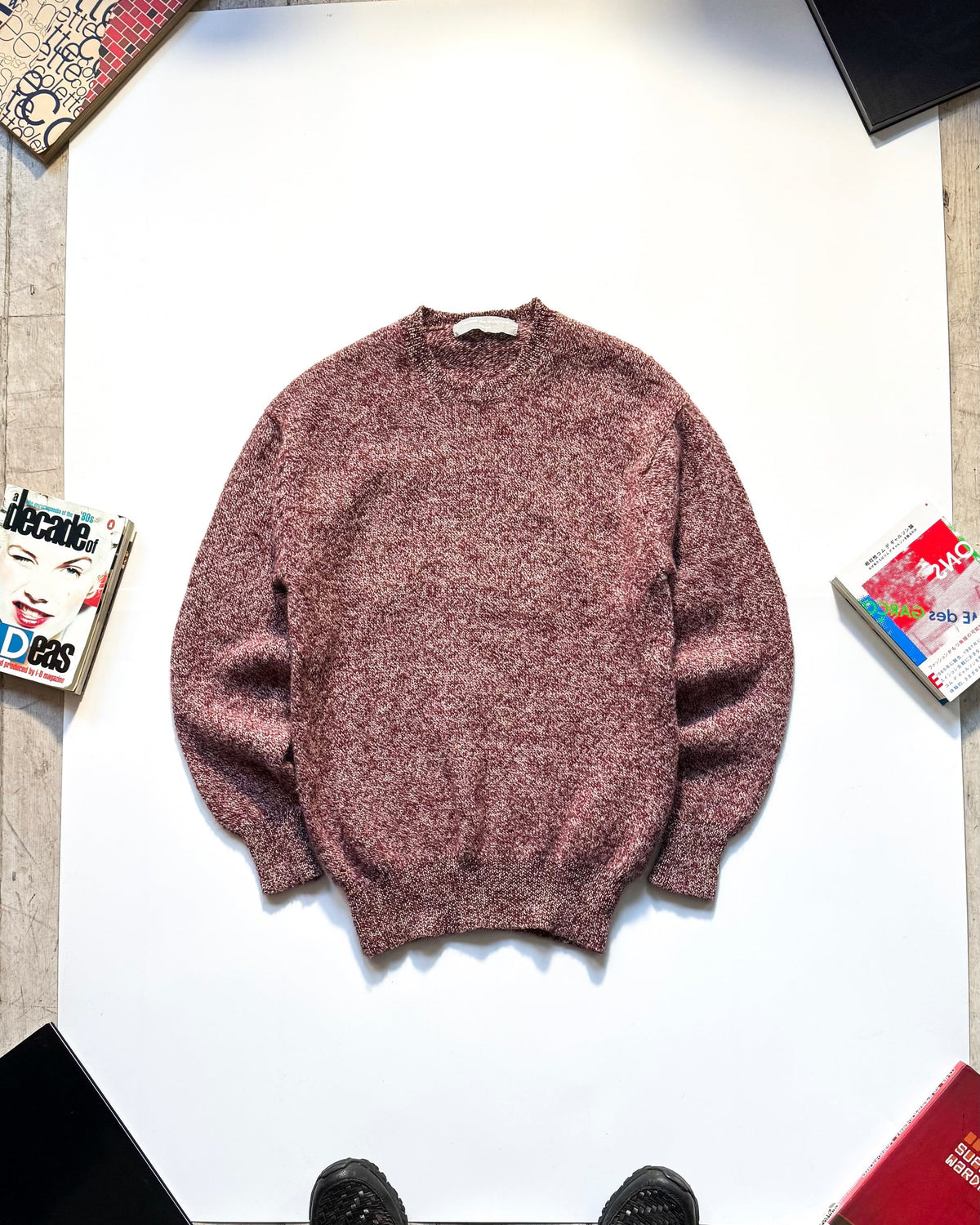 1994 Heather Red Knit Jumper (~M~)