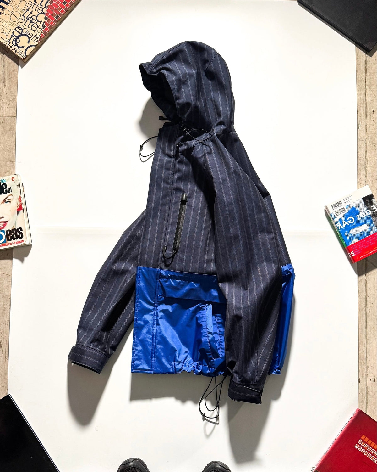 2017 Split Blue / Pinstriped Shell Jacket (~M~)