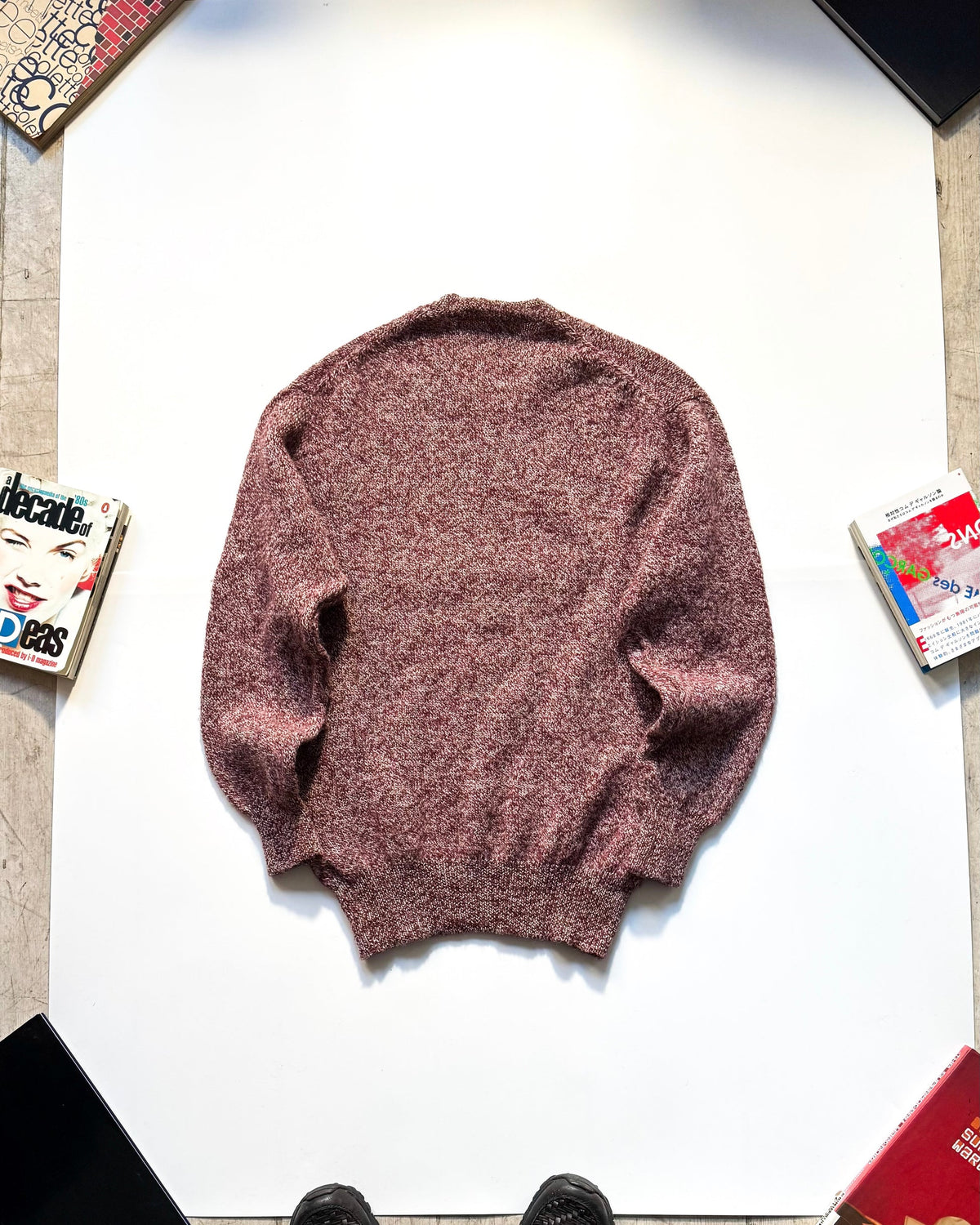 1994 Heather Red Knit Jumper (~M~)
